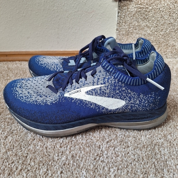 Brooks Bedlam Mens Blue/Gray Athletic Running Sneakers Size 7 - Picture 2 of 9